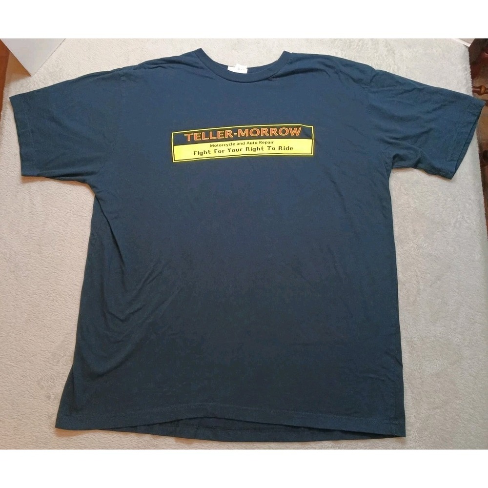 Teller - Morrow Motorcycle Auto Repair Sons Of Anarchy Men's 3XL Black T-shirt